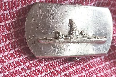 Vintage USS TRUETT FF-1095 Knox Class Frigate Belt Buckle • $15.99