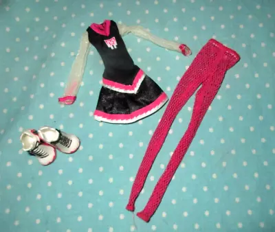 Vtg Monster High Draculaura Fearleading Uniform Fear Squad Cheerleader Toys R Us • $9.99