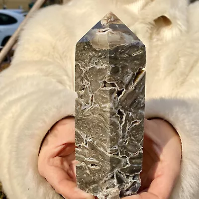 1.37LB Sparkling Quartz Crystal Crystal Cave Obelisk Quartz Crystal Energy • $9.38