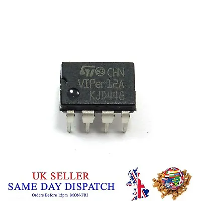 £2.29 • Buy Viper12 VIPer12A DIP-8 Integrated Circuit Primary Switcher Low Power Offline
