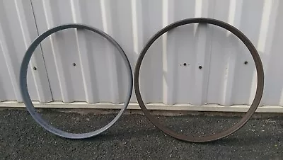 Genuine Rare Front And Rear Painted Wheel Rims 36 / 60 Spoke NUT Motorcycle. • $124.34