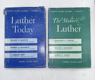 Martin Luther Lectures Vol 1 & 3 (1957) Luther College Press VTG Hardcovers • $48.03