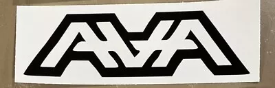 Angels And Airwaves Black AVA Logo Vinyl Decal Sticker 6 1/2   • $3