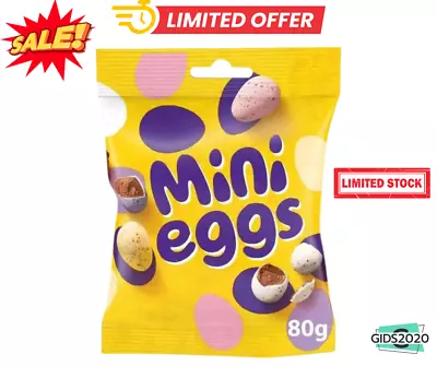 Cadbury Mini Eggs Bag Sharing Bag Easter Gift 80g Uk • £5.35
