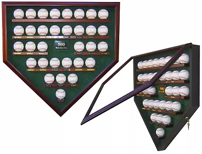 500 Home Run Club Homeplate Shaped Display Case - Free Shipping! • $728