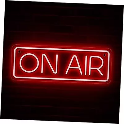  On Air Neon Sign For Twitch Tiktok Youtube Streamers/Gamers - ON AIR RED • $52.97