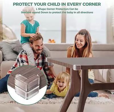 Furniture Table Corner Protectors Guards For Kids Baby Large And Thick 12 Pack • £7.50