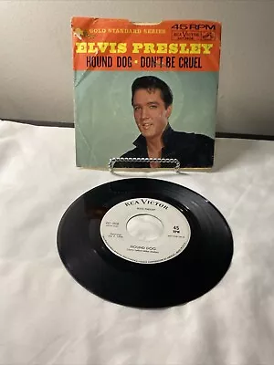 WOW! Rare Elvis Presley “Don’t Be Cruel / Hound Dog” 45 PROMO!!! • $200