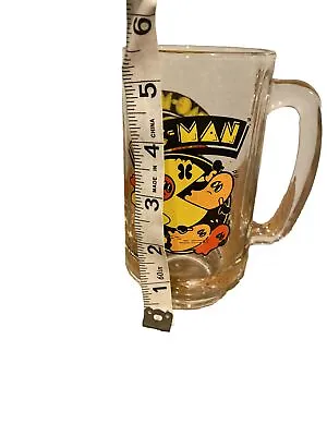 Pac-Man W/ Ghosts Arcade Mug Glass Cup Beer Stein 1982 Bally Midway Game Vintage • $23.40