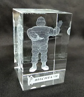 Bibendum Michelin Man Crystal Object Figure Novelty Rare • $169.20