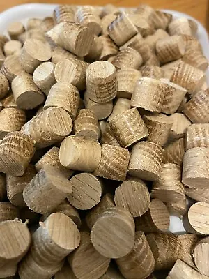 Oak Hardwood Plugs 12.7mm 9.5mm 15.2mm Pellets Same Day Dispatch • £120