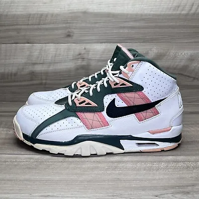 Nike Air Trainer SC High Pink Quartz Green Mens Size 8.5 CU6672-100 Retro Shoes • $49.99