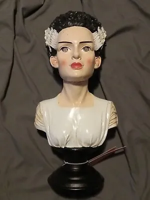 Beautiful Bride Of Frankenstein Monster Bust With Red Led Light Up Eyes!  • $99