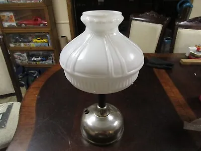 Vintage Coleman Quick Lite Lamp With Milk Glass Shade 1919 • $349.99