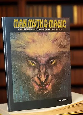 Man Myth Magic Book An Illustrated Encyclopedia Of The Supernatural 1970 Vol 1 • $92