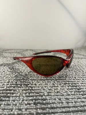 Smith Sunglasses Pivot Red Wrap France Vintage Retro • $78