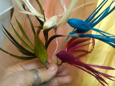 Vintage 1930s Feather Bird Millinery Fascinator 1pc Hand Made In Japan • $7.59