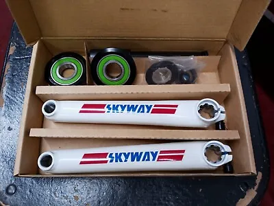 Old School Style Bmx Crank Set Skyway Style 175mm With American B/B • $101