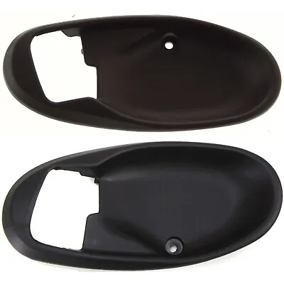 Door Handle Trim Set For 1995-1999 Mitsubishi Eclipse Front Interior Black 2-Pcs • $13.51