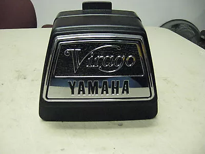 Yamaha OEM NOS Seat Box Assembly Logo 4x7-2475a-00-00 Virago XV750 XV920 1983 • $69.99