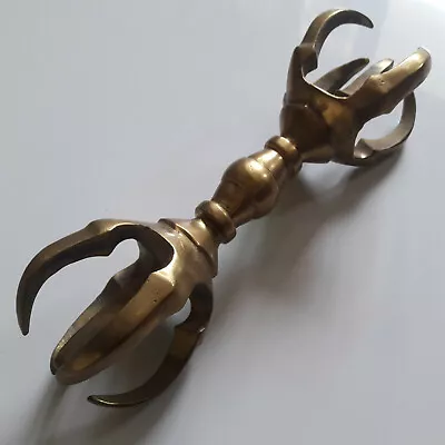 $150 • Buy  Rare Tibetan Magical Vajra/Dorje 10¨, 25cm  Tantric Meditation  Handmade Nepal 