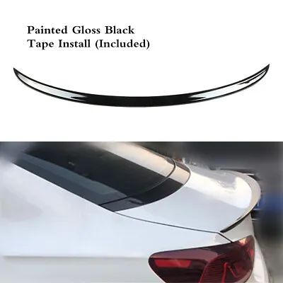 $69.99 • Buy Fit For VW CC 2013-2018 Rear Trunk Spoiler Lip Wing Gloss Black  R-Line Style   