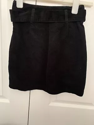 £5 • Buy Denim Co. Black Cord With Cord Belt Very Smart Size UK4