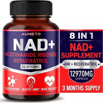 NAD+ Nicotinamide Riboside 12970mg With Resveratrol Quercetin - Cellular Energy • $22.44