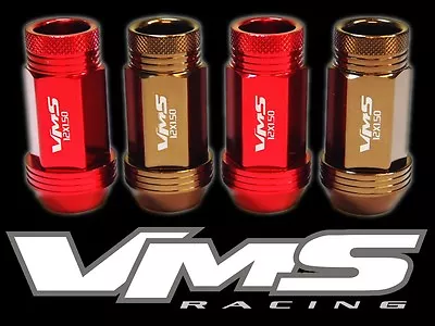 Vms 20 Chevy Corvette C4 C5 C6 C7 48mm Premium Lug Nuts 12x1.5mm Red Bronze Mix • $59.88