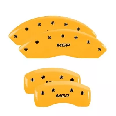 MGP Caliper Covers Set Of 4 Yellow Finish Black MGP • $249