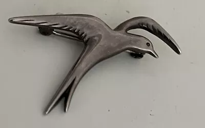 Vintage Sterling Silver Ola Gorie Tern Brooch Collectable Sea Bird Seagull OMG • £62.99