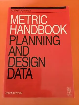 Metric Handbook - Planning And Design Data - 2nd Edition - Paperback Book • £16.99