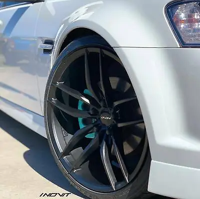 INOVIT Vector 20  Wheels Black Staggered Rims Holden VF VE Chevrolet Camaro BMW • $2112.50