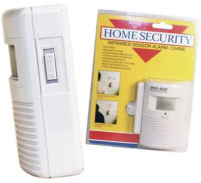 Mini Alert INFRARED Motion Sensor PORTABLE Home EMERGENCY Security Alarm BURGLAR • $26.51