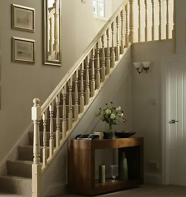 £1258.50 • Buy Colonial Turned Stair & Landing Balustrade Kit - Select Timber And Kit Type