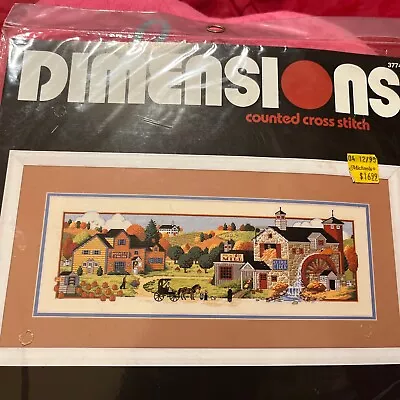 Dimensions Counted Cross Stitch 3774 Macintosh Mill Charles Wysocki NEW Vintage • $43