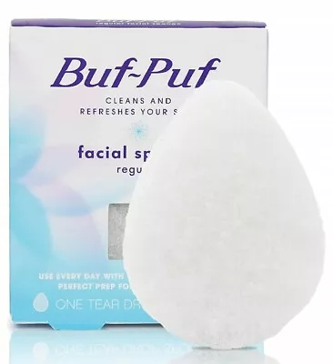 Pad Buff Puff Gentle Facial Sponge Deep Cleansing Exfoliating Remove Makeup 2 Ct • $9.99