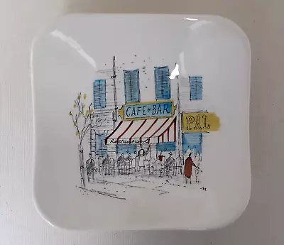 Midwinter FASHION SHAPE Small Square Dish - CANNES By Hugh Casson 1960s • £12.99