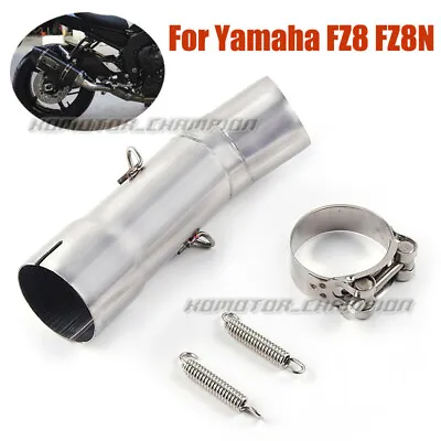 For Yamaha FZ8 FZ8N Motorcycle Exhaust System Mid Link Pipe Connect Section 51mm • $46.77
