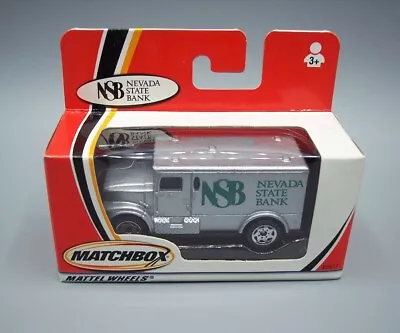“MATCHBOX” **NEVADA STATE BANK** ARMORED CAR PROMO MINT In WINDOW BOX • $9.95