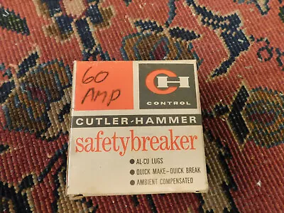 Vtg CUTLER-HAMMER CH230 PLUG ON SAFETY BREAKER CH 230 120/240 Volt Double Pole • $69.99