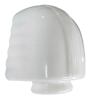 Art Deco Vintage White Milk Glass Slip Shade For Wall Sconce Fixture Light Lot A • $24.66