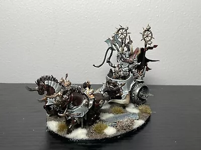 Warhammer AoS Slaves To Darkness Chaos Chariot Painted • $60