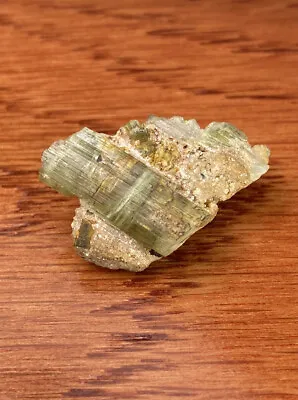 Natural Green Tourmaline Crystal In Mica Oxford County Maine Classic Location • $18