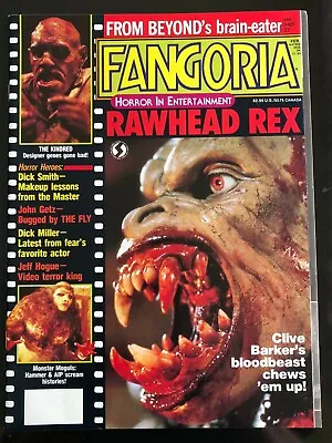 Fangoria Magazine 61 1987 Rawhead Rex The Kindred From Beyond Vintage Unread Mt • $125