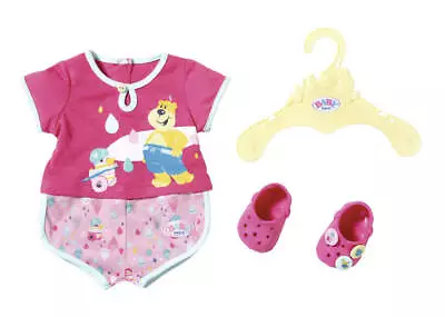 Zapf Creation 827437 BABY Born Bath Pajamas & Clogs NOVELTY 2019 Original Packaging • £12.57