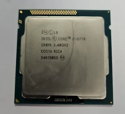 £29.99 • Buy Intel I7-3770 3.40GHz Quad Core 8MB CPU Processor LGA 1155 SR0PK