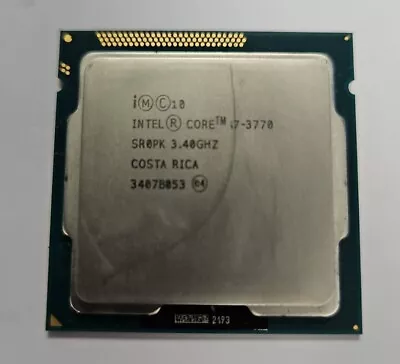 £29.99 • Buy Intel I7-3770 3.40GHz Quad Core 8MB CPU Processor LGA 1155 SR0PK