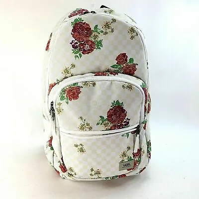 NWT VANS Motivee 3B Laptop Backpack Flower White  VN0A4B8BWHT MSRP: $55 • $50.57