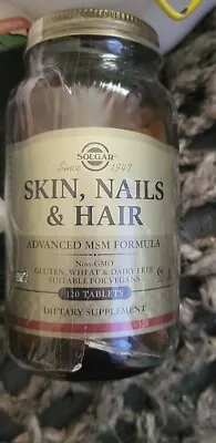 Solgar Skin Nails And Hair Advanced MSM Formula Tablets - 120 Count • $12